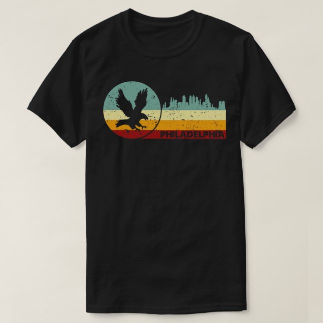 Vintage Retro Örnar T Shirt (Design framsida)