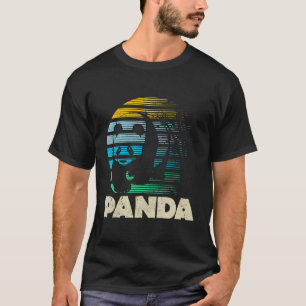 Vintage Retro Panda Bear Coola Spirit Animal Zoo K T Shirt
