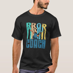 Vintage Retro Parkour Coach-design finns T Shirt