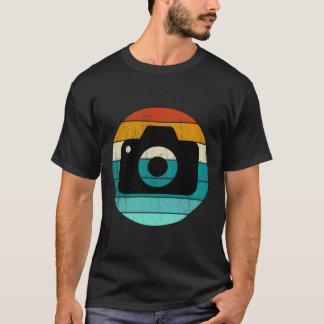 Vintage Retro Photograf Camera Graphic Photogra T Shirt