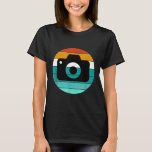 Vintage Retro Photograf Camera Graphic Photogra T Shirt