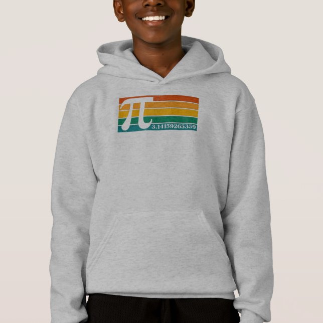 Vintage Retro Pi T Shirt (Framsida)