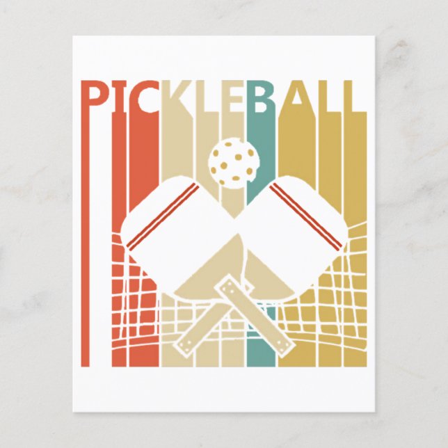 Vintage Retro Pickleball (Framsida)