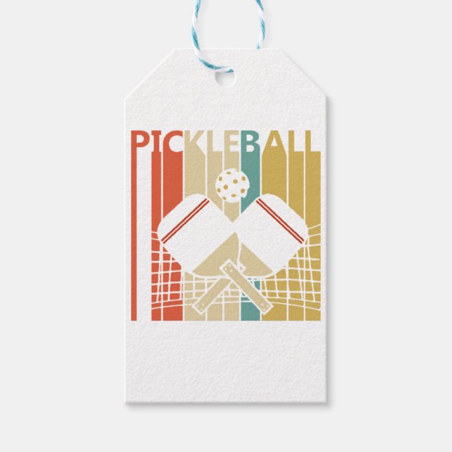 Vintage Retro Pickleball  Presentetikett (Framsidan)