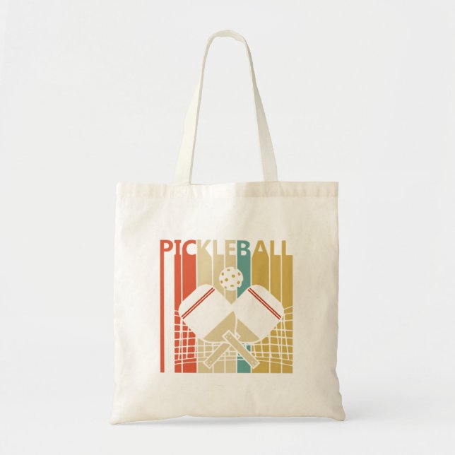 Vintage Retro Pickleball  Tygkasse (Framsidan)