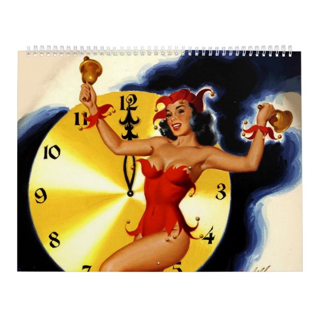 Vintage Retro Pin-up Girls 2014-kalender Kalender (Omslag)