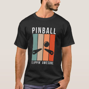 Vintage Retro Pinball Flippin Fantastisk Pinball M T Shirt