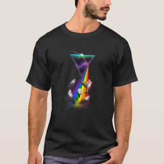 Vintage Retro Prism Birding T Shirt