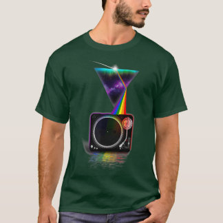 Vintage Retro Prism DJ Decks T Shirt