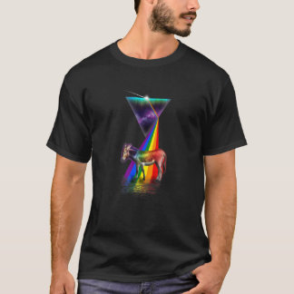 Vintage Retro Prism Mule T Shirt