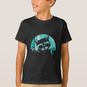 Vintage Retro Raccoon T Shirt