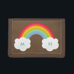 Vintage Retro Rainbow Monogram<br><div class="desc">underbar för manar,  kvinnor och barn,  två initialer med redigerbar bakgrund färg och typsnitt</div>