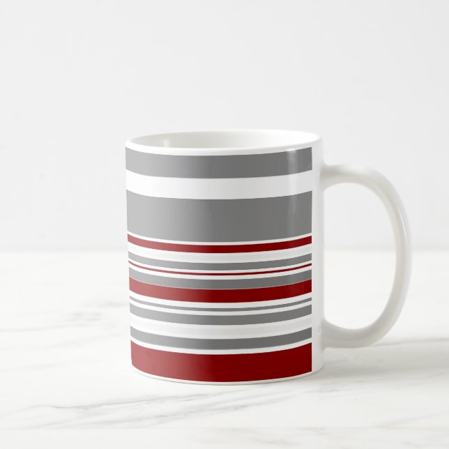 Vintage Retro Rand Mönster - Mugg (Höger)