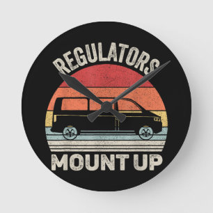 Vintage Retro-reglerare - montera upp gott Mamma Rund Klocka