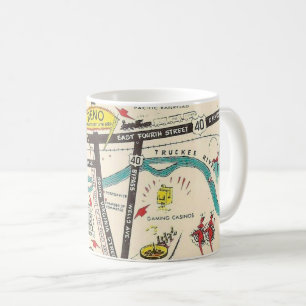 Vintage Retro Reno Nevada Mugg