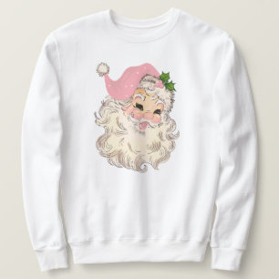 Vintage Retro Rosa Santa Unisex Sweatshirt