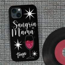Vintage Retro Sangria Mamma Anpassningsbar
