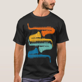 Vintage Retro Saxophone T Shirt