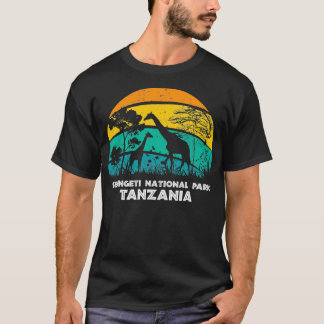 Vintage Retro Serengeti nationalpark 1 T Shirt