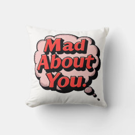 Vintage Retro Serietidning Pop Art "Gal Efter Dig" Kudde