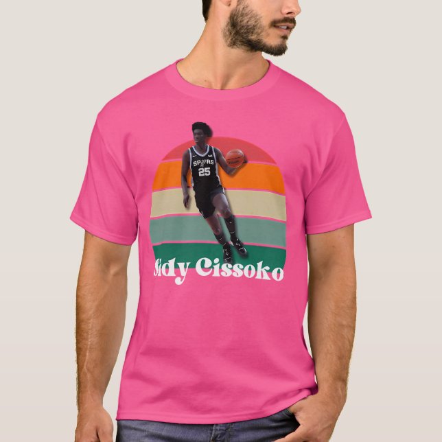 Vintage Retro Sidy Cissoko T Shirt (Framsida)