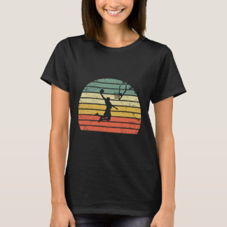 Vintage Retro Sketll Dunk Shirt Sunset Colorful  T Shirt
