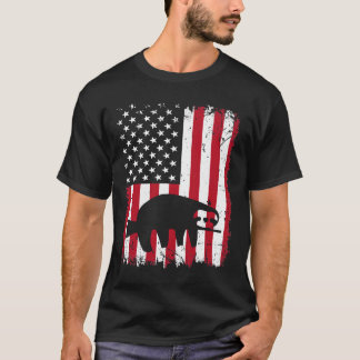 Vintage Retro Sloth Animal T Shirt