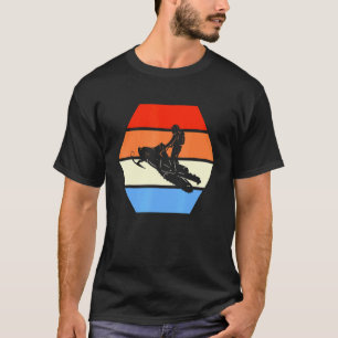 Vintage Retro Snowmobiling T Shirt