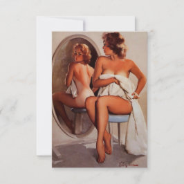 Vintage Retro Sol Tan Pinup flicka