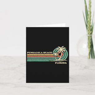 Vintage Retro Sommarlov Florida Pensacola Be Kort