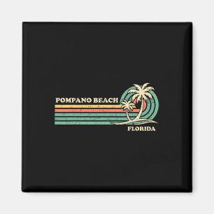 Vintage Retro Sommarlov Florida Pompano Beac Magnet