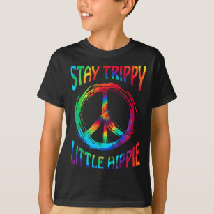 Vintage Retro Stanna Trippy LIttle Hippie Peace Kä T Shirt