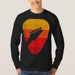 Vintage Retro Sten & Roll Music och Guitar T Shirt