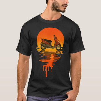 Vintage Retro Stil Scooter T Shirt
