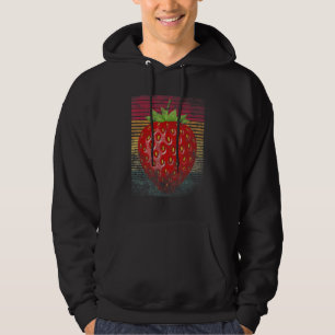 Vintage Retro Strawberry Hoodie