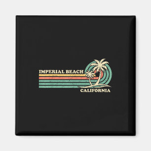 Vintage Retro Summer Vacation California Imperial Magnet