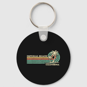 Vintage Retro Summer Vacation California Imperial Nyckelring