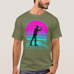 Vintage Retro Sunset Darts T Shirt