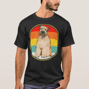 Vintage Retro Sunset Soft Jackat Wheaten Terrier D T Shirt