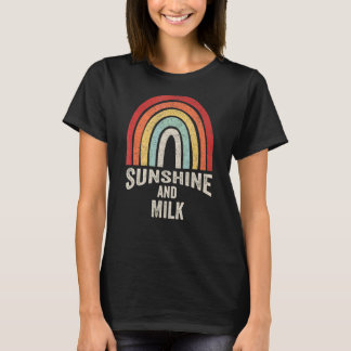 Vintage Retro Sunshine och Mjölk sommar 1 T Shirt