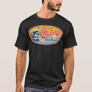 Vintage Retro Surfa Stil UCSB T Shirt