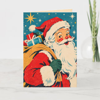 Vintage Retro Tomte Julkort | 1950-talet S Kort