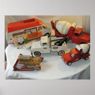 Vintage/Retro Tonka Lastbilar & Leksak Poster
