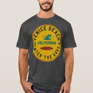 Vintage retro venice beach california t shirt