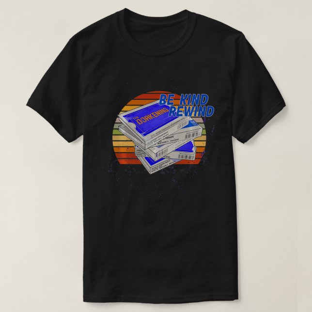 Vintage Retro VHS Rewind Dorkening T Shirt (Design framsida)