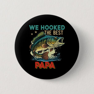 Vintage Retro Vi Fick Den Bästa Pappa Fars Dag Knapp