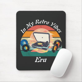 vintage retro vinyl Mousepad Musmatta