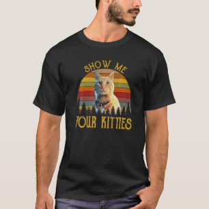 Vintage Retro Visa Kattungens kattunge T Shirt