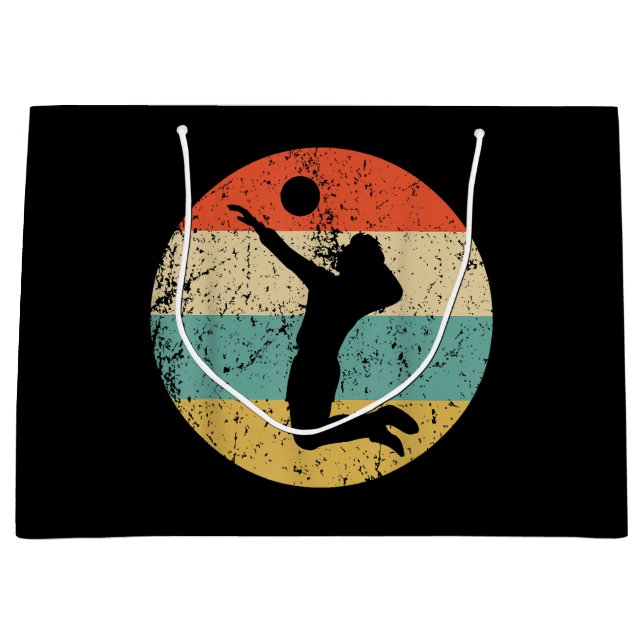 Vintage Retro Volleyball Player (Framsidan)