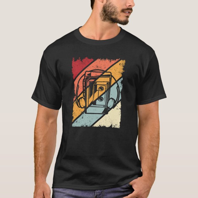 Vintage retro Walkman Music t-shirt (Framsida)